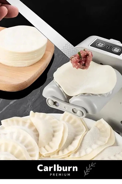 Premium Seri 1300mAh Usb Şarjı ile 1500 İşlem Yapabilen Kaymaz Tam Otomatik Hamur Ravioli Makinesi - 5