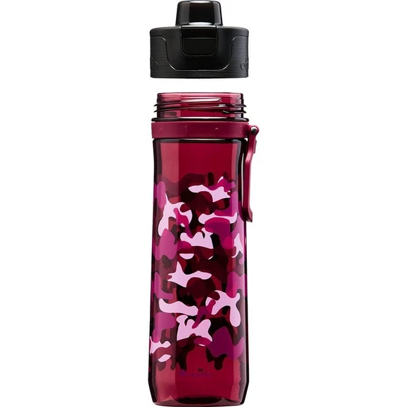 Aladdin 10-10894-004 Sports Tracker Su Takipli Tek El Su Matarası 0,80 Lt Bordo - 3