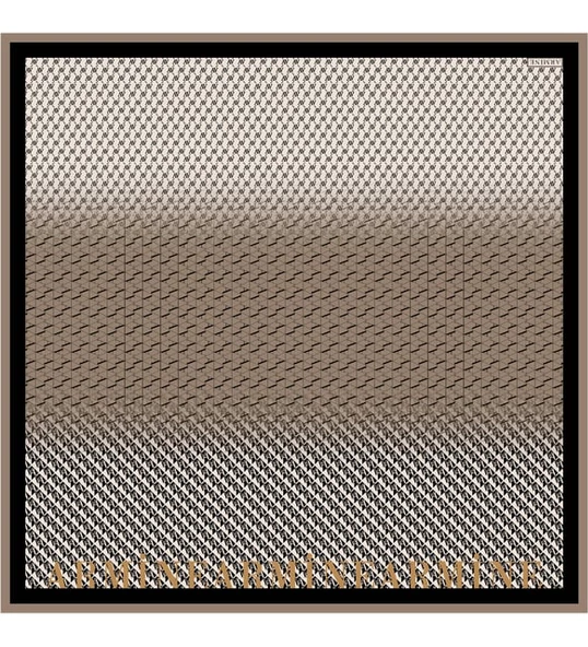 ARMİNE DJ SAF İPEK EŞARP 8661D (S)  (NOSTALJİ SURA) - 9