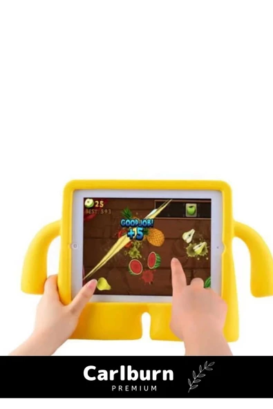 Özel Üretim Apple Ipad 7. 8. 9. Nesil 10.2 Inç Yumuşak Dokulu Tutacaklı Tam Koruma Standlı Kids - 3