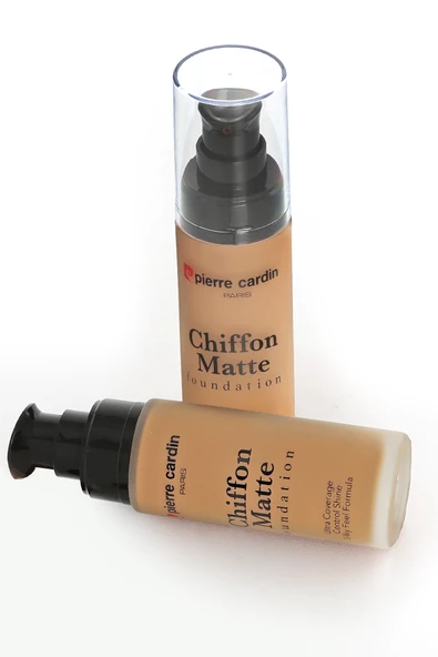 Pierre Cardin Chiffon Touch Mat Görünüm Veren Fondöten - 599- Honey Bronze - 4