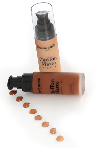 Pierre Cardin Chiffon Touch Mat Görünüm Veren Fondöten - 599- Honey Bronze - 5