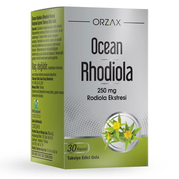 Ocean Rhodiola 250 Mg 30 Kapsül - 1