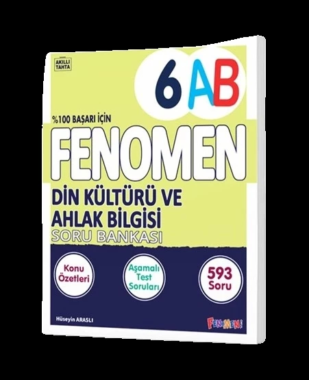 FENOMEN YAYINLARI 6 Din Kültürü Ve Ahlak Bilgisi A-B Soru Bankası