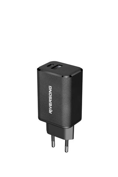 Riversong Wall Charger Powerkub G65 - 65 Watt Siyah