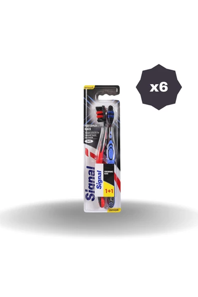 Signal SİGNAL PERFORMANS BLACK DİŞ FIRÇASI 1+1 X 6 ADET