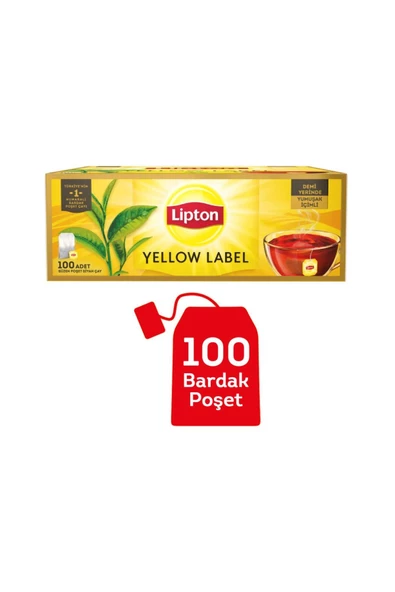Lipton LİPTON YELLOW LABEL BARDAK POŞET 100'LÜ X 1 ADET