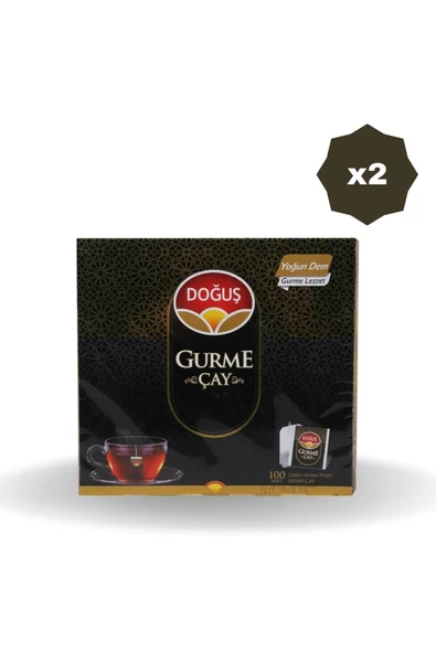 Doğuş DOĞUŞ GURME BARDAK POŞET ÇAY 100'LÜ X 2 ADET