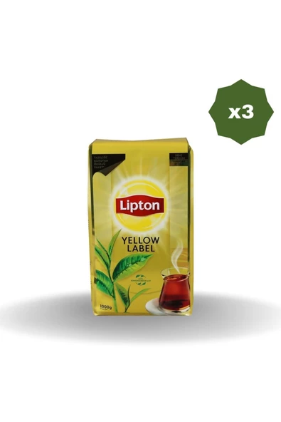 Doğuş LİPTON YELLOW LABEL 1 KG X 3 ADET