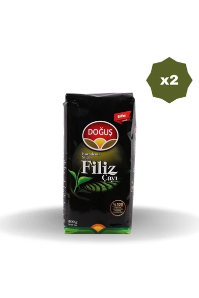Doğuş DOĞUŞ ÇAY SİYAH FİLİZ 500 GR X 2 ADET