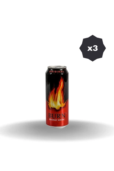 Burn ENERJİ İÇECEĞİ 500 ML X 3 ADET