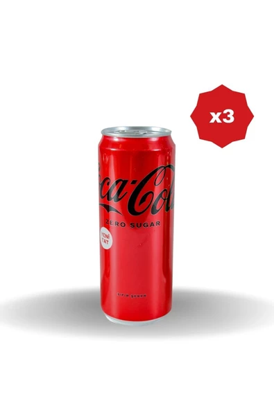 Coca-Cola COCA COLA ŞEKERSİZ 330 ML X 3 ADET