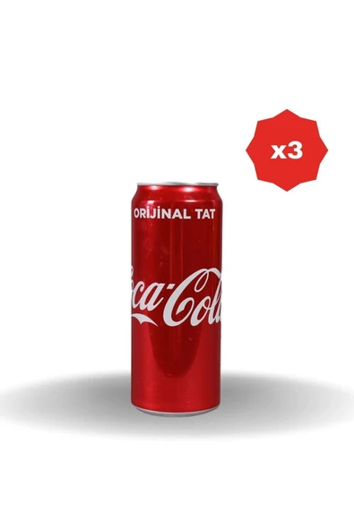 Coca-Cola COCA COLA KUTU 330 ML X 3 ADET