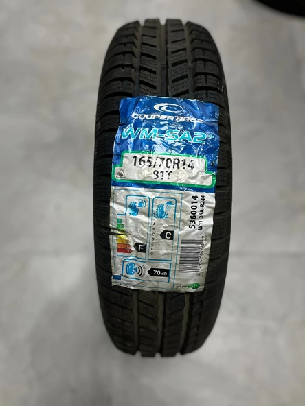 Cooper 165/70R14 WINTER WM SA2+ ( 2018 Üretim )