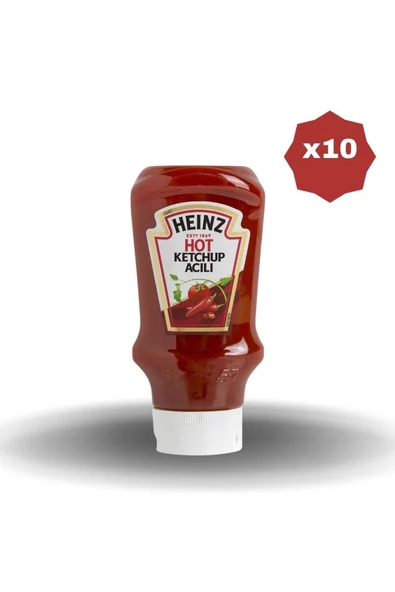 Heinz HEİNZ ACILI KETÇAP 460 GR X 10 ADET