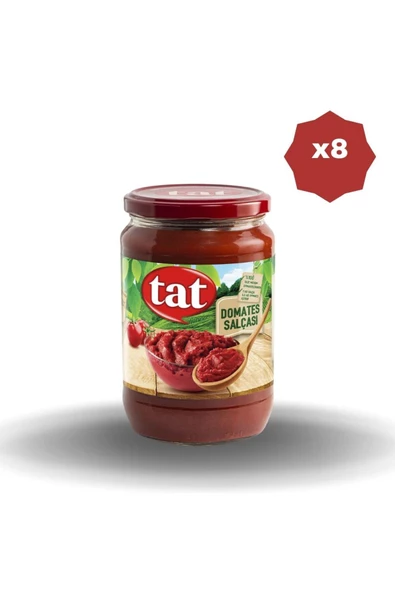 Tat DOMATES SALÇASI 710 GR x 8 ADET