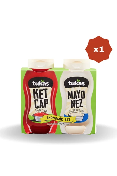 Tukaş TUKAŞ KETÇAP 400 GR + MAYONEZ 335 GR X 1 ADET
