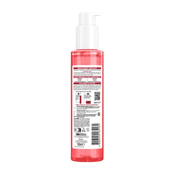 L'Oréal Paris Revitalift Cilt Yenileme Etkili Temizleme Jeli 150ML - Glikolik Asit - 7