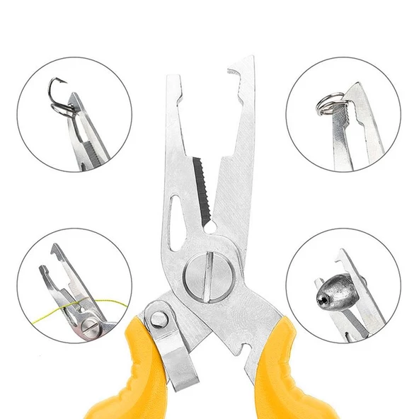 Bauer Balıkçı Pensesi - Sarı (Kitlenebilir Model) - Resim 2