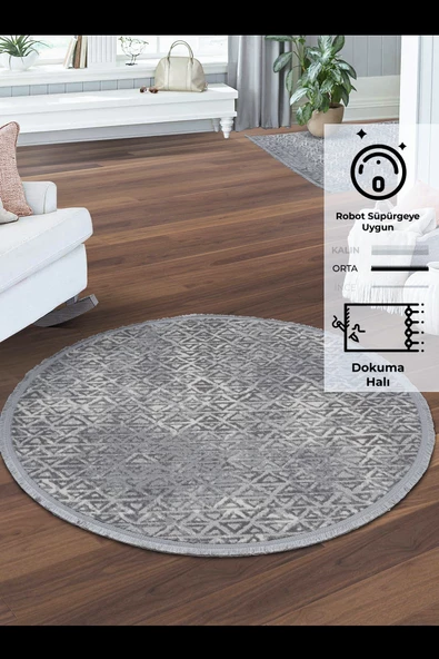 Konfor Notta 1108 Yuvarlak Modern Halı - 2