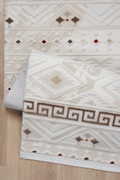 Konfor Elex 5204 Salon Mutfak Oturma Odası Halısı Modern Dokuma Halı - 3