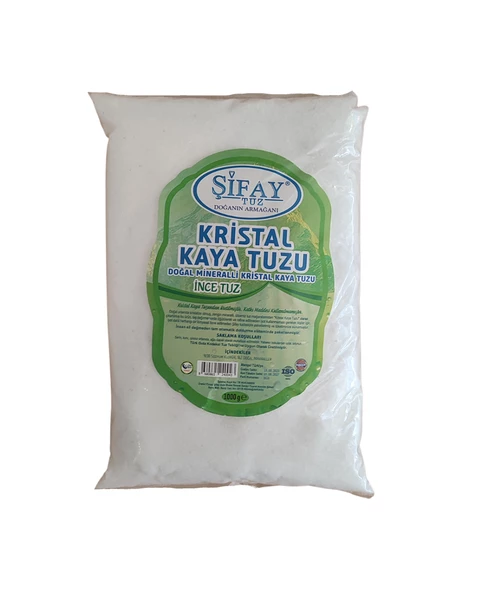 Şifay Kristal Kaya Tuzu (İnce Tuz) 1000 gr