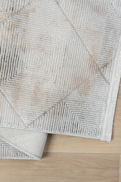 Konfor Parla 5784 Kadife İplikli Salon Mutfak Oturma Odası Halısı Modern Dokuma Halı - Resim 5