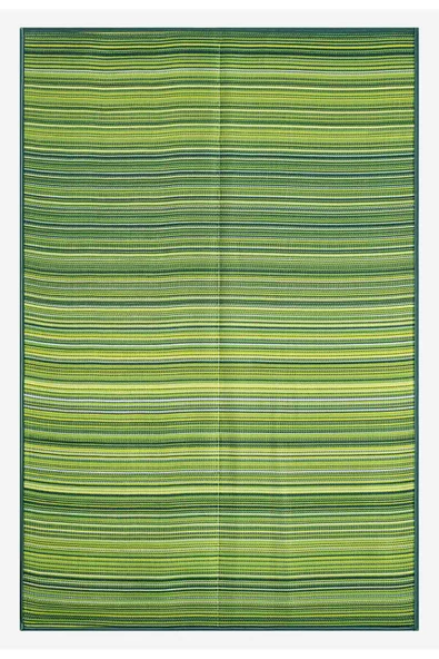 Katlanabilir Yeşil Plaj Kamp Piknik Bahçe Balkon Teras Hasır Halı Mat Savan Kilim Karavan Halısı - 6