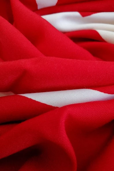 Türk Bayrağı 100x150 cm Alpaka Kumaş Fabrikasyon Baskı - 4