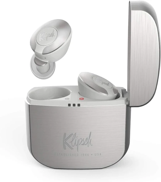 Klipsch T5 II TWS Kulak İçi Bluetooth Kulaklık Gümüş Outlet ürün görseli 1