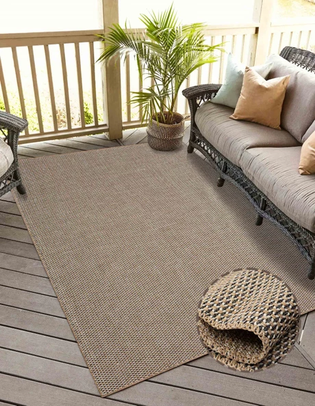 Friolero 2575 Naturel Jüt Halı Modern Örme Kilim