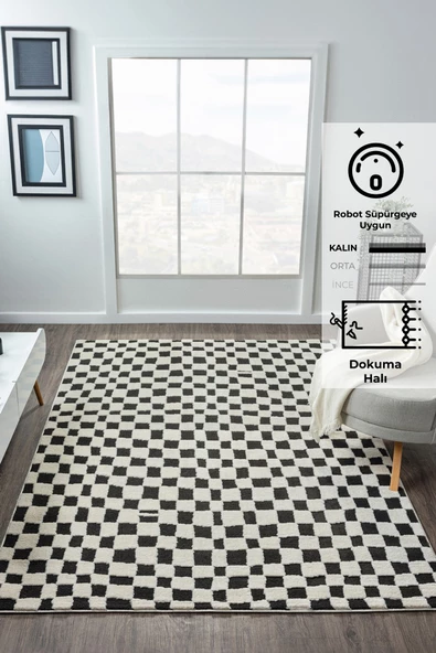 Konfor Jung 7185 Modern Dokuma Yumuşak Post Shaggy Halı ürün görseli