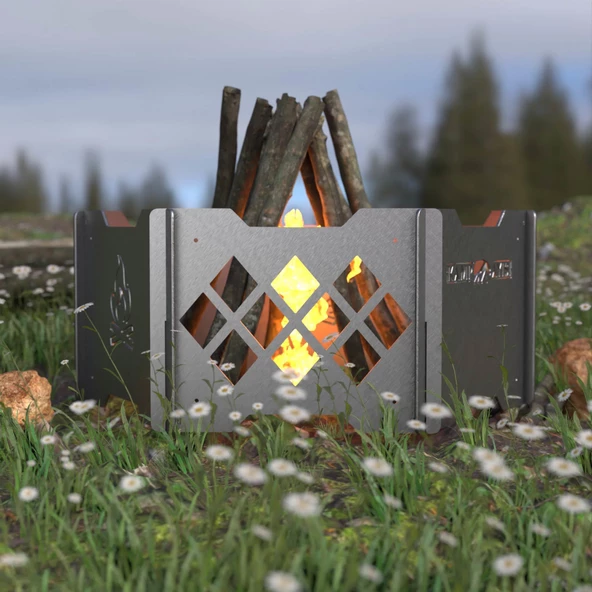 Kamp Ayısı® 6Gen™ Taşınabilir Katlanır Ateş Çukuru - 9