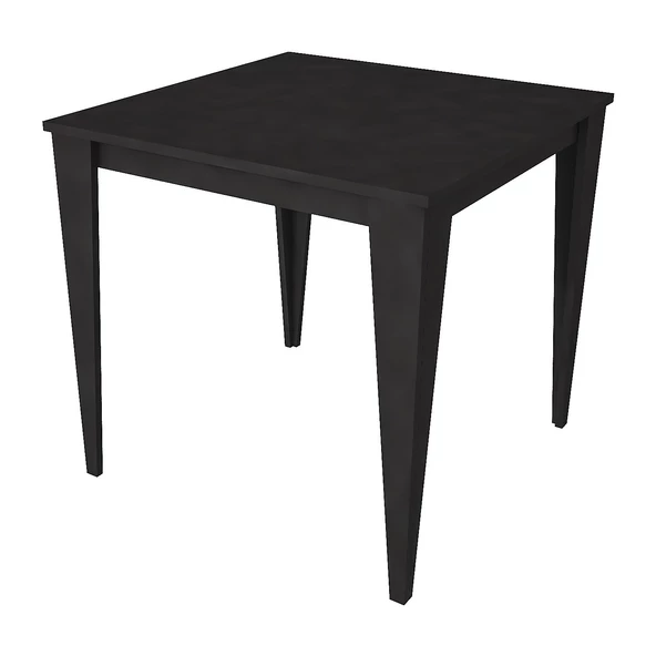ARTEMİS YEMEK MASASI SİYAH 70 X 70 - Resim 3