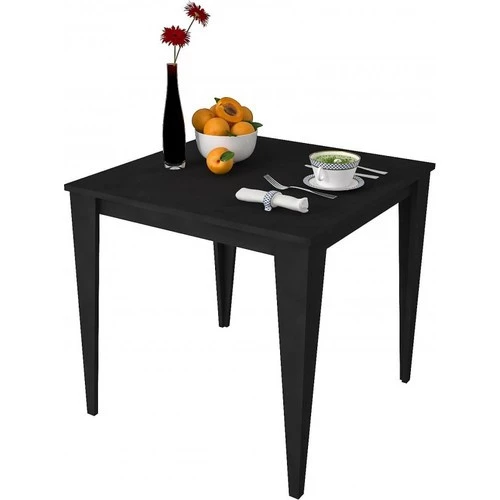 ARTEMİS YEMEK MASASI SİYAH 70 X 70 - Resim 2