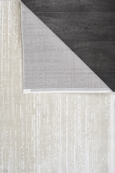 Konfor Bej Krem Modern 1452 Jasmine Dokuma Yolluk Halı - 2