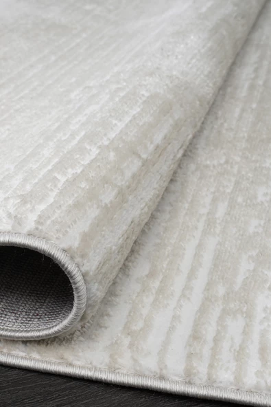 Konfor Bej Krem Modern 1452 Jasmine Dokuma Yolluk Halı - 3