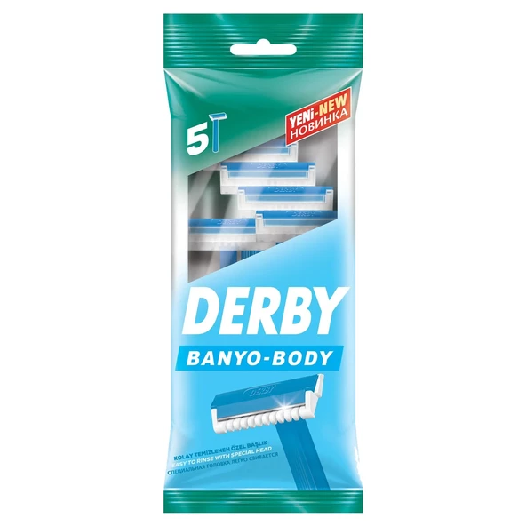 Derby Banyo 5 li Poşet Tıraş Bıçağı x 3 Adet - 3