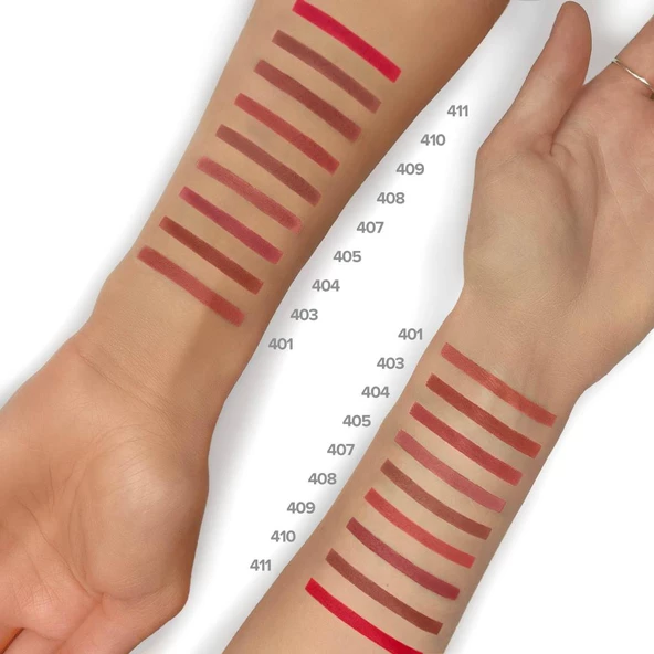 Lamel Long lasting Gel Lip Kalıcı Jel Dudak Kalemi No 409 - 4