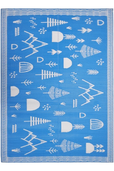 Savana 8808 Plaj Kamp Piknik Bahçe Halısı Balkon Teras Hasır Mat Savan Halı - 2