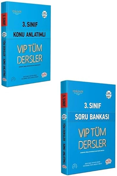 Editör Yayınevi 3. Sınıf Tüm Dersler Konu ve Soru Bankası Seti (2 Kitap)