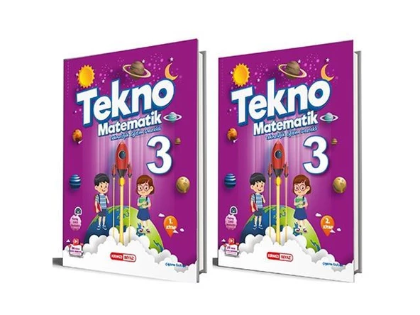 KIRMIZI BEYAZ YAYINLARI 3. SINIF TEKNO MATEMATİK 2 KİTAP