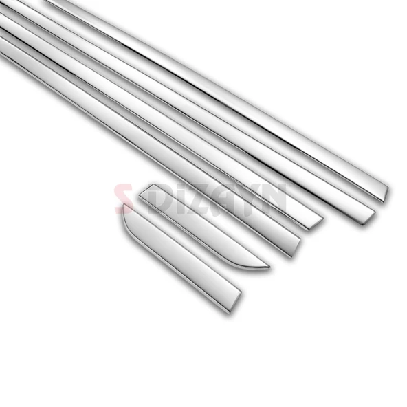 S-Dizayn Opel Astra L Krom Cam Çıtası 6 Prç 2022 Üzeri - Resim 4