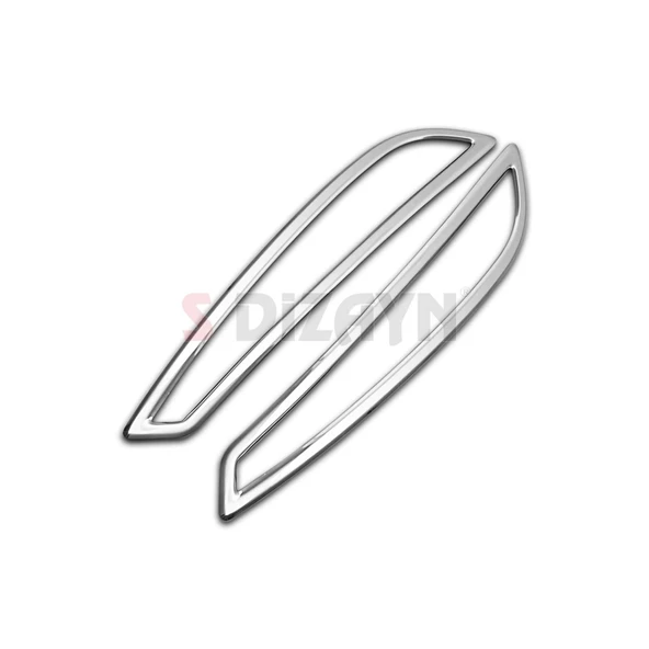 S-Dizayn Opel Astra L Krom Arka Reflektör Çerçevesi 2 Prç 2022 Üzeri - Resim 3