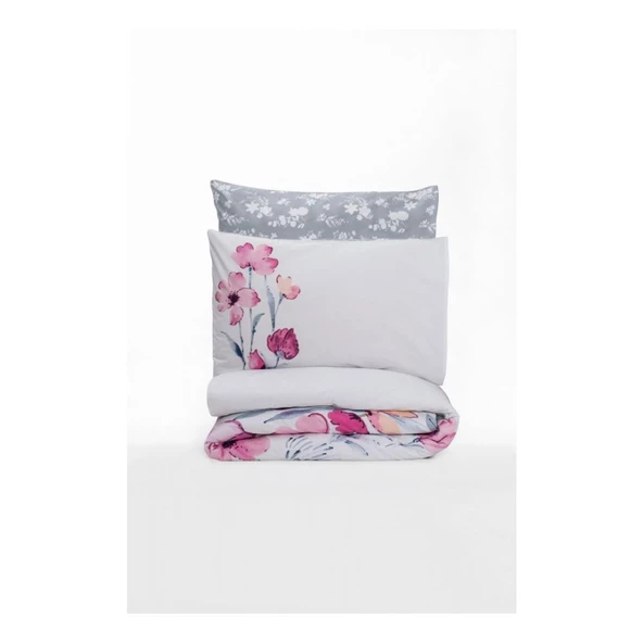 Cotton Box Rnf Çift Kişilik Nevresim Takımı Carla Gri - 3