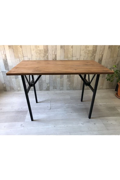 bahçe balkon çayseti masası siyah mermer desenli 90x50cm orta sehpa, yan sehpa, sehpa, masa - 2