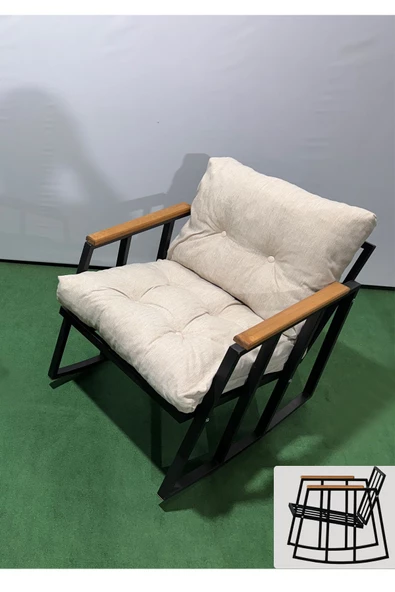 Sallanırtek Balkon-bahçe-kafe Çay Seti Koltuk Oturma Takımı,çaysetleri Sallanır Koltuk Miami