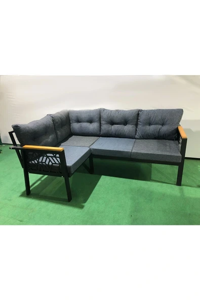 adımshops melisa 2+2 Köşe Yön değiştirilebilir Koltuk Takımı Balkon-bahçe-kafe-çay Seti fonksiyonel - 2