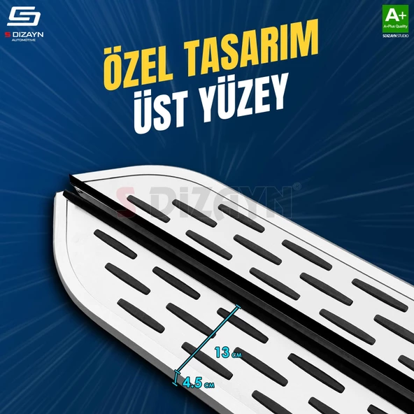 S-Dizayn Mazda CX-5 OEM Still Pro V1 Aluminyum Yan Basamak 183 Cm 2012-2016 - 3