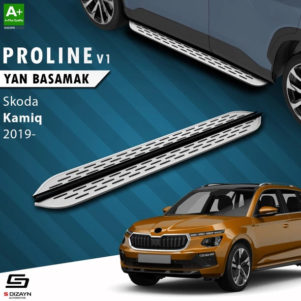 S-Dizayn Skoda Kamiq OEM Still Pro V1 Aluminyum Yan Basamak 183 Cm 2019 Üzeri